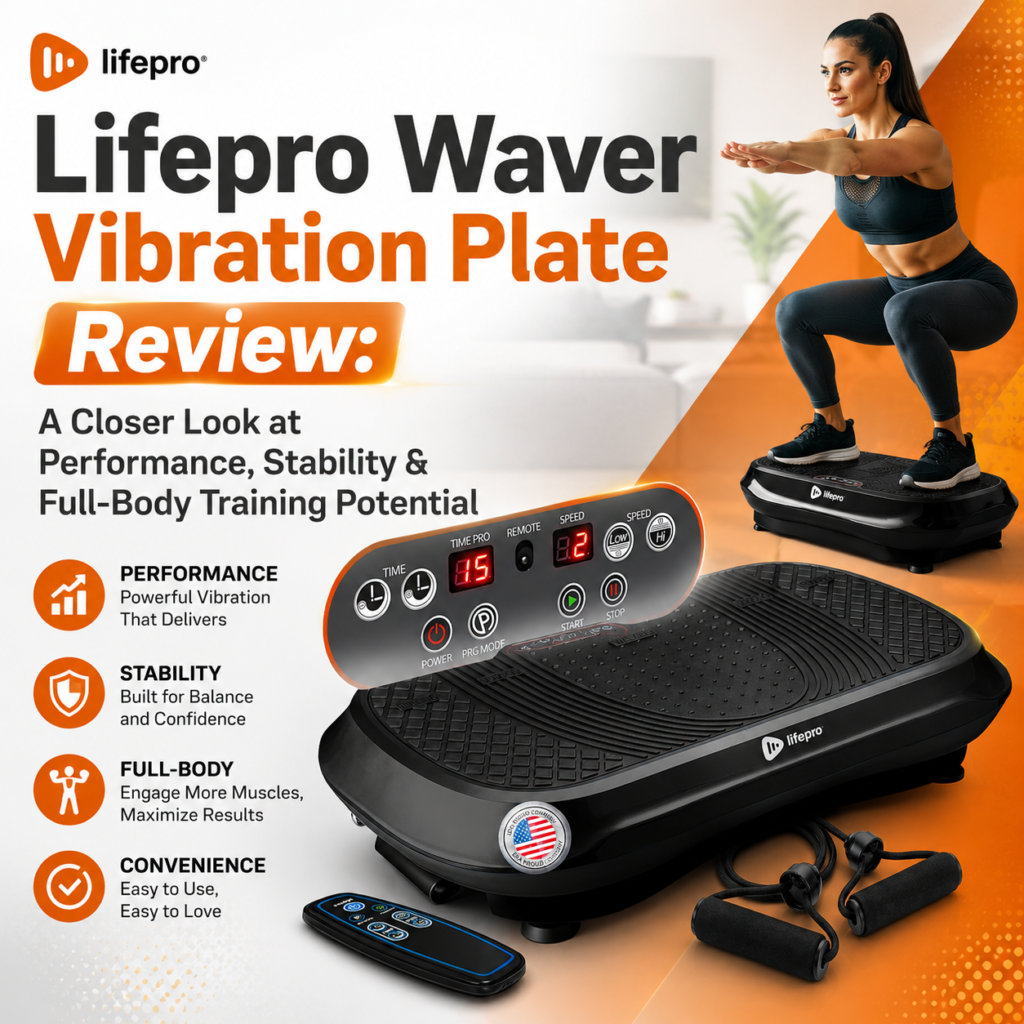 Amazon Lifepro Waver Vibration Plate Exercise Machine - High-Intensity Vibration Plate for Lymphatic Drainage – Full-Body Workout Vibrating Platform with Loop Bands – Fitness Equipment for Strength & Toning - Reviews and Buying Guide