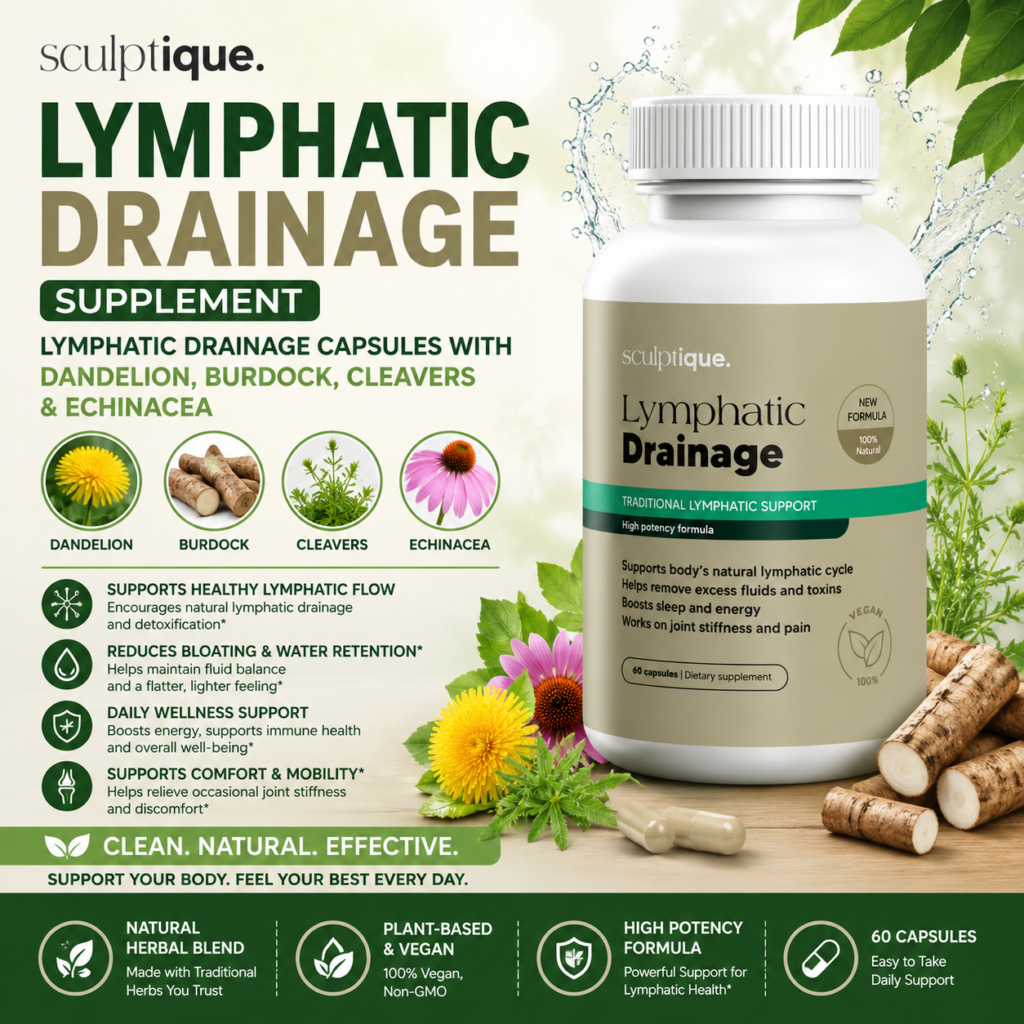 Amazon Lymphatic Drainage Supplement - Lymphatic Drainage Capsules with Dandelion, Burdock, Cleavers & Echinacea, Supports Bloating, Fluid Balance & Daily Lymphatic Wellness - 60 Capsules - Reviews and Buying Guide