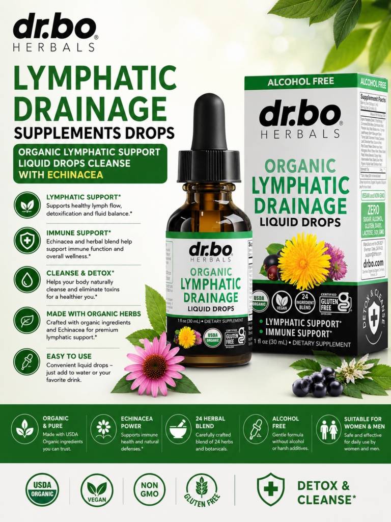 Amazon Organic Lymphatic Drainage Supplement | Lymphatic Support Drops | Burdock Root Echinacea Elderberry Dandelion Astragalus Milk Thistle Sea Moss Red Clover Cleanse Marigold Drop By Clean Nutra- Honest Review and Buying Guide
