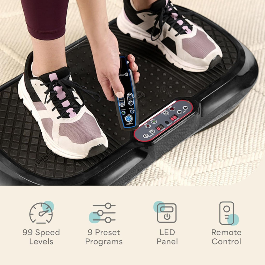 Amazon Lifepro Waver Vibration Plate Exercise Machine - High-Intensity Vibration Plate for Lymphatic Drainage – Full-Body Workout Vibrating Platform with Loop Bands – Fitness Equipment for Strength & Toning - Reviews and Buying Guide