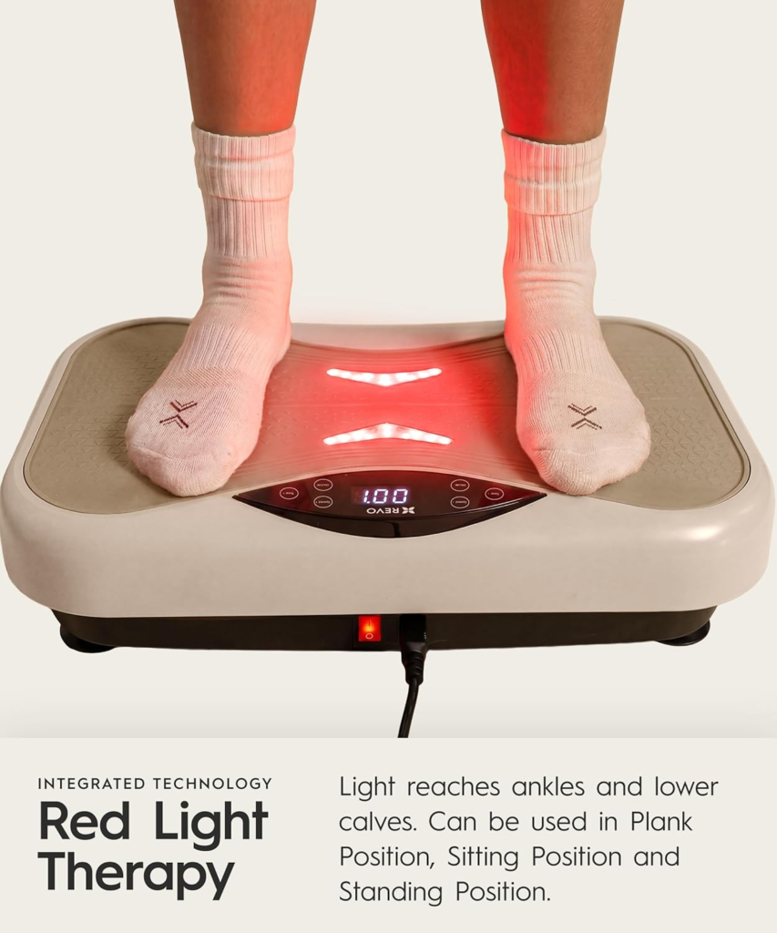 Amazon REVO Wave Board with Red Light Therapy | Vibration Plate for Lymphatic Drainage with Bluetooth Speakers, Resistance Bands, Remote | Exercise Machine for Full Body Workout Platform | 330 Lbs Capacity - Honest Review and Buying Guide