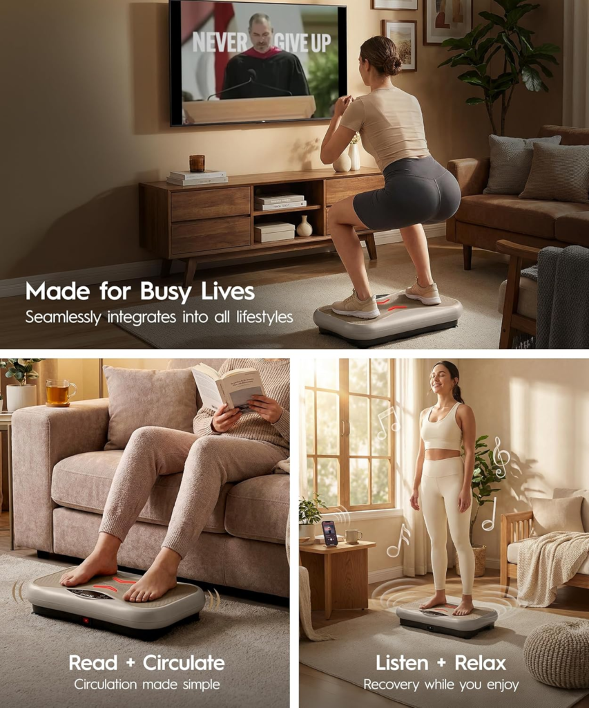 Amazon REVO Wave Board with Red Light Therapy | Vibration Plate for Lymphatic Drainage with Bluetooth Speakers, Resistance Bands, Remote | Exercise Machine for Full Body Workout Platform | 330 Lbs Capacity - Honest Review and Buying Guide