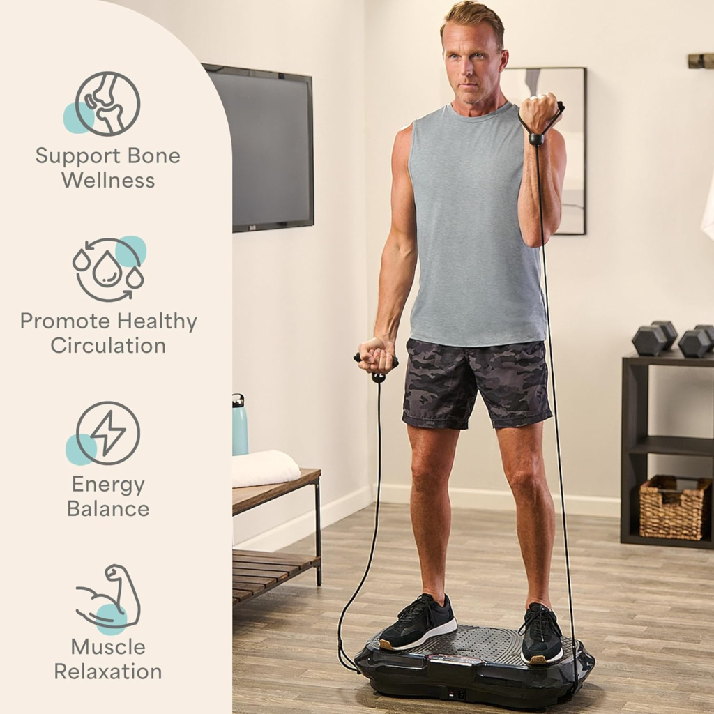Amazon Lifepro Waver Vibration Plate Exercise Machine - High-Intensity Vibration Plate for Lymphatic Drainage – Full-Body Workout Vibrating Platform with Loop Bands – Fitness Equipment for Strength & Toning - Reviews and Buying Guide