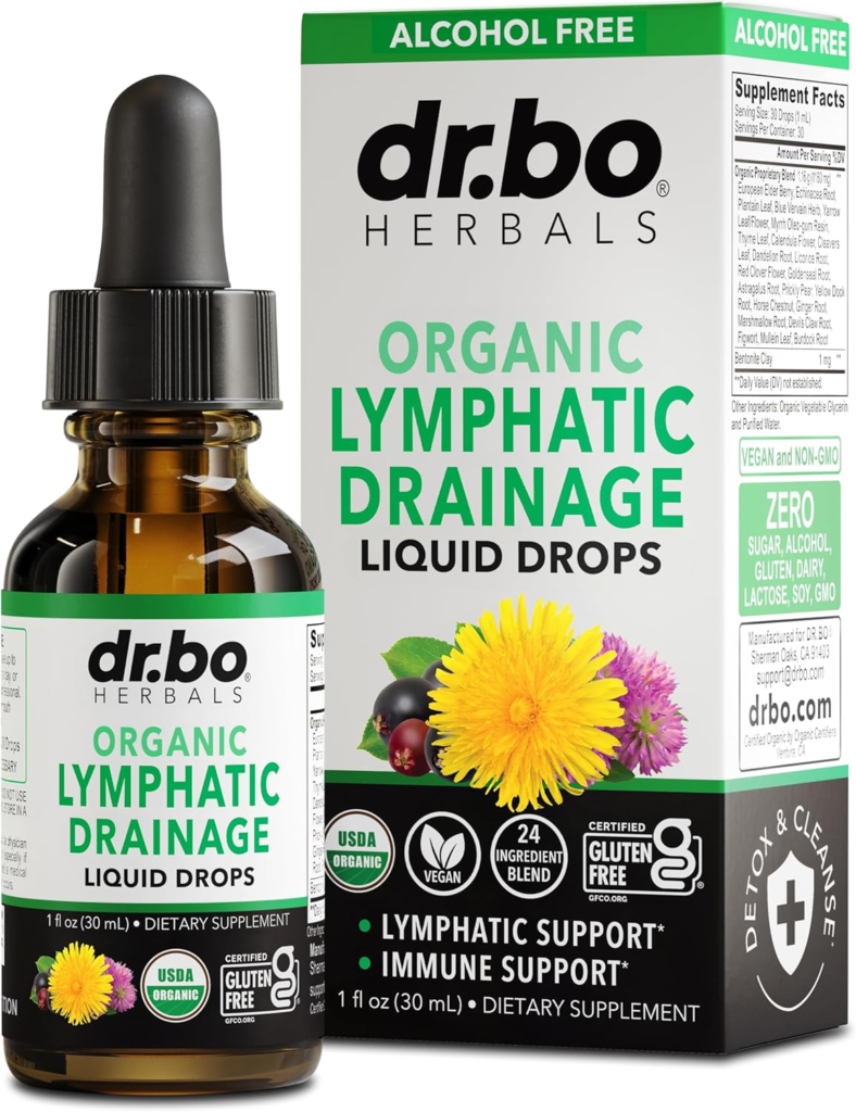 Amazon Organic Lymphatic Drainage Supplement | Lymphatic Support Drops | Burdock Root Echinacea Elderberry Dandelion Astragalus Milk Thistle Sea Moss Red Clover Cleanse Marigold Drop By Clean Nutra- Honest Review and Buying Guide