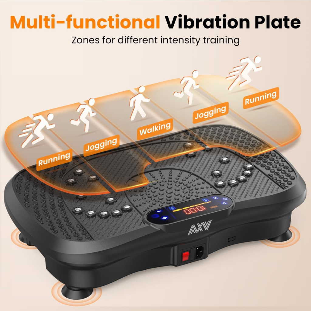 Amazon AXV Vibration Plate Fitness Platform Exercise Machine Vibrating Shaking Full Body Shaker Workout Vibrate Stand Shake Board Sport for Weight Loss Fat Burner for Gym Home Office - Reviews and Buying Guide