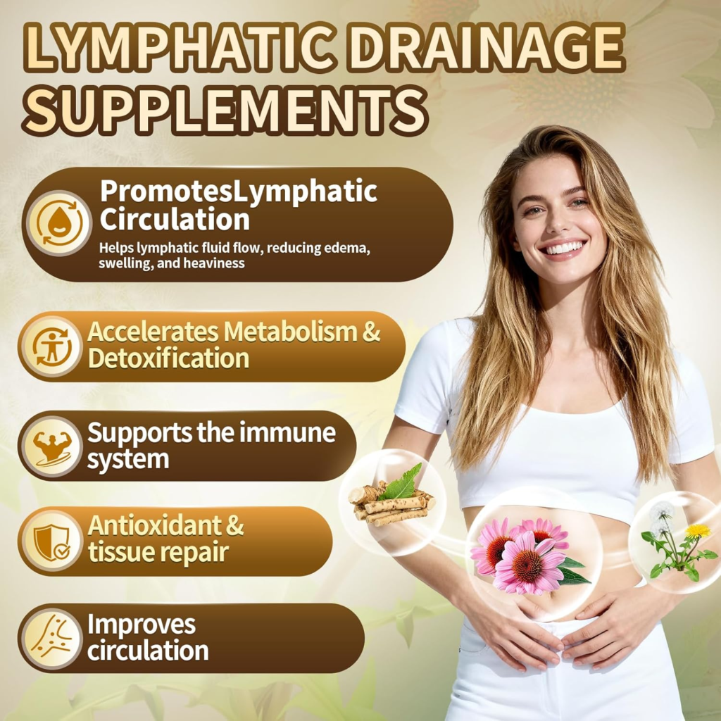 Amazon 21-in-1 Liposome Lymphatic Drainage Supplements, 45 Day Supply, 4800mg Immune & Lymph System Support, 10:1 Concentrated Technology, Echinacea, Dandelion, Burdock, Bromelain, Calendula, 90 Capsules - Reviews and Buying Guide